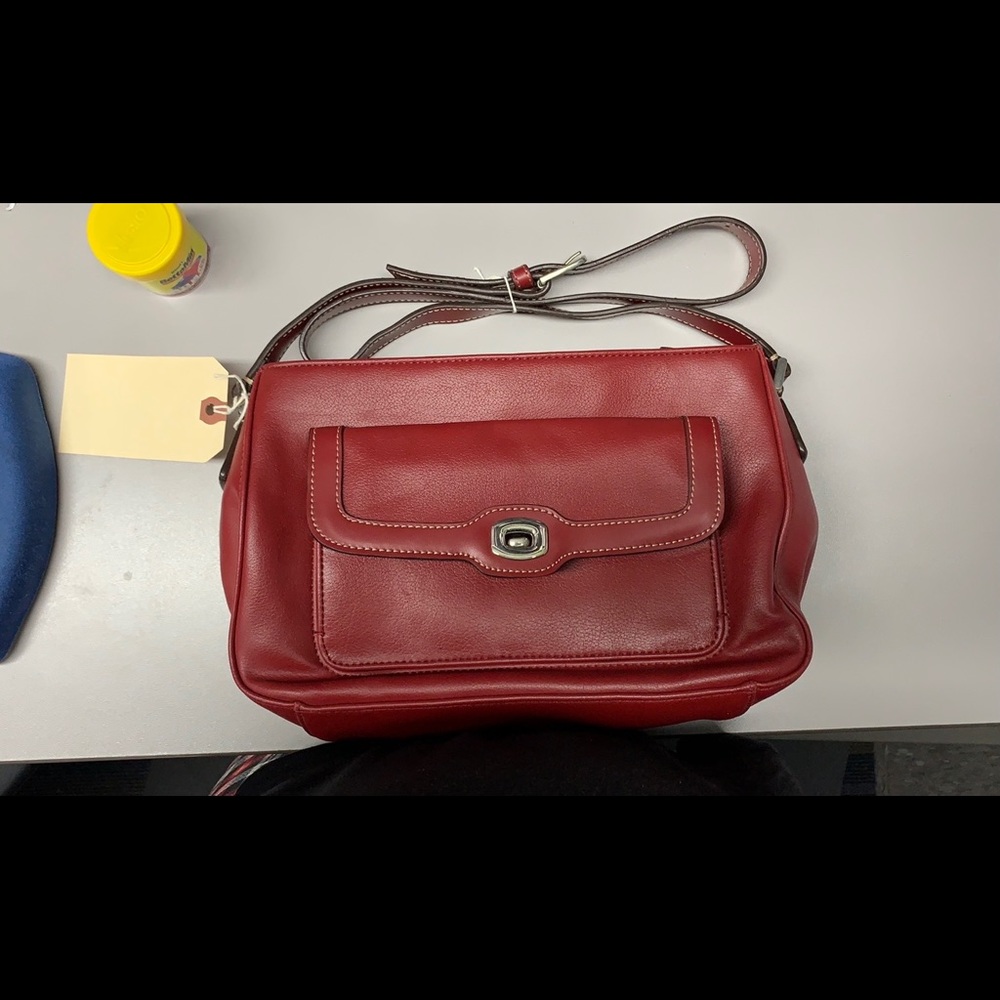 Liz Claiborne Purse Red GUC